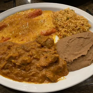 The Tex Mex plate