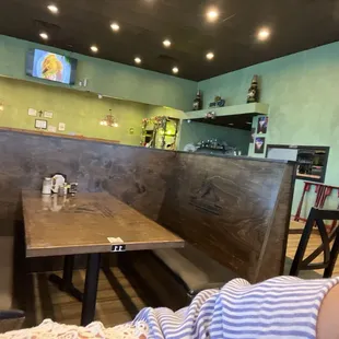 interior, sushi and sashimi