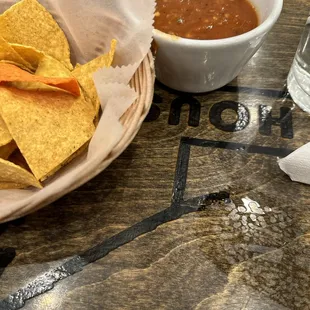 Good chips  Great salsa