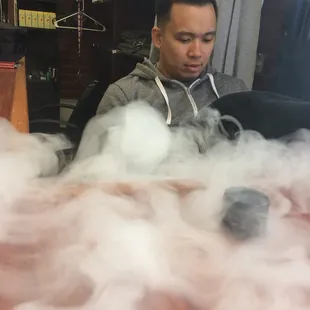 Paul floatin on clouds