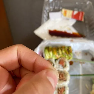 Caterpillar Roll Spicy Tuna Roll