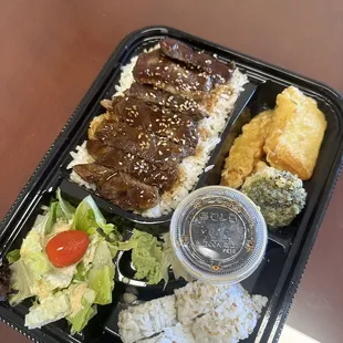 Beef Teriyaki Bento Box Lunch
