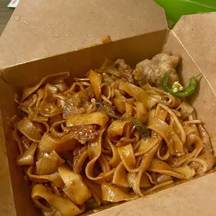 3. Beef Chow Fun (after I added my own seasonings, DO NOT order this from them its LITERALLY THE WORST in SF)