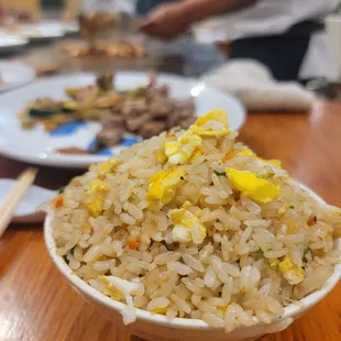 a bowl of fried rice