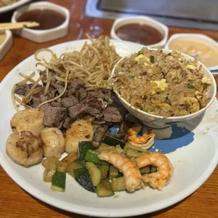 NY steak &amp; Scallops