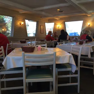 Part of the inside of the restaurant.