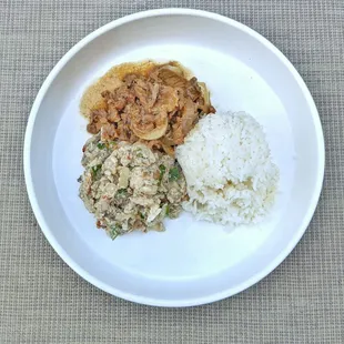 Bangus sisig and bistek