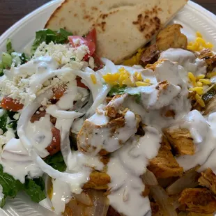 Chicken gyro plate