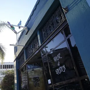 the outside of a building