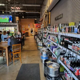 Largest craft beer selection in the area.