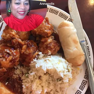 Tasty lunch for one.
