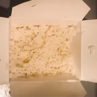 White Rice - pint size box