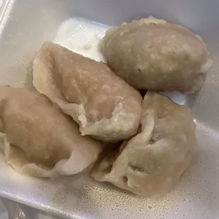 Glutenous, horrible potstickers