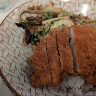 Chicken tonkatsu