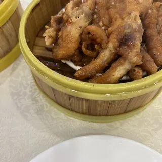 Steamed Chicken Feet with Black Bean Sauce