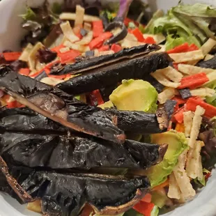 Leticia Salad with Portobello Mushrooms added.