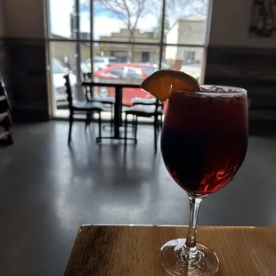 Blueberry sangria