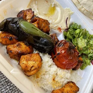 Chicken Kabob Plate