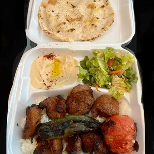 Beef Kabob Plate