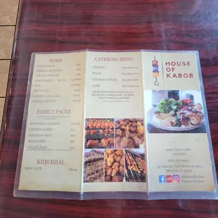 Menu back