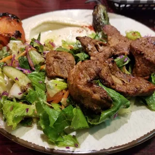 Beef Kabob Salad
