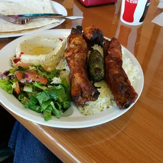 Pork Kabob Plate