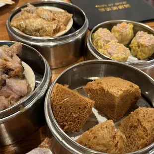 Assortment of dim sum