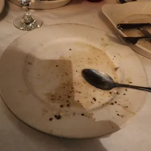 Mushroom Ravioli....  when food is good you forget to get pics