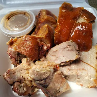 2l bs. of crispy lechon. So delicious my wife sent me back in to get another pound.