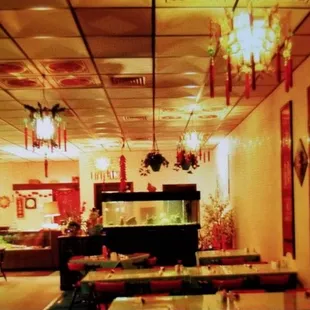 the interior of a restaurant