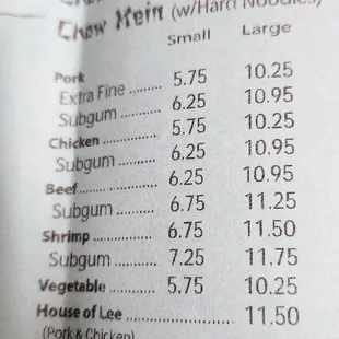 the price of the restaurant