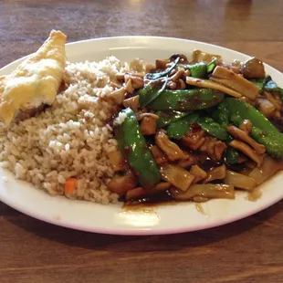 Snow Pea Chicken &amp; Fried Rice