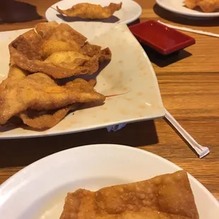 Cream cheese wontons.