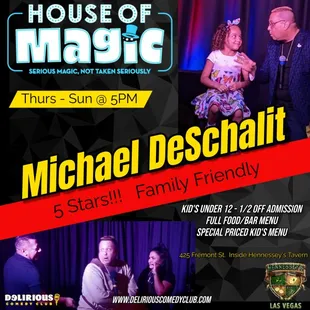 House of Magic&apos;s 5 Star, Family Friendly Comedy &amp; Magic Show