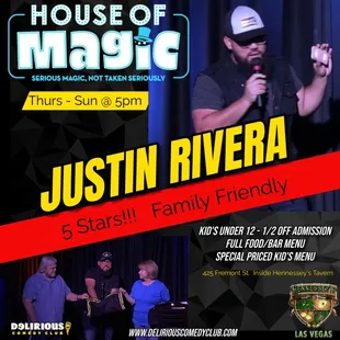 House of Magic&apos;s 5 Star, Family Friendly Comedy &amp; Magic Show