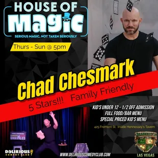 House of Magic&apos;s 5 Star, Family Friendly Comedy &amp; Magic Show