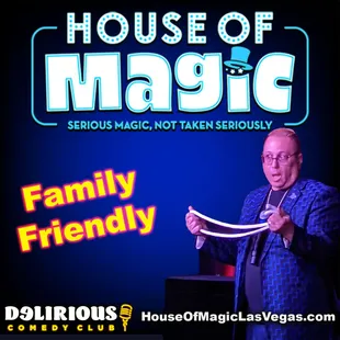 House of Magic Las Vegas at Delirious Comedy Club has a new location inside ZAI Nightclub 700 E. Fremont St. across from Container Park.