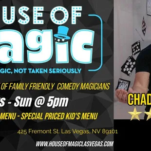 House of Magic&apos;s 5 Star, Family Friendly Comedy &amp; Magic Show