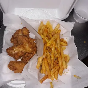 Wings and Garlic Fries check us out now!!!!