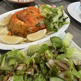 Mandi Chicken with salad