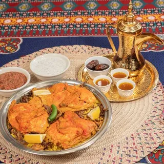 (No.2) Mixed Dishes of Mandi Chicken