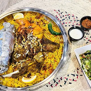 , (No.1) Mixed Dishes OF Haneeth , Mandi Lamb AND Mandi Chicken