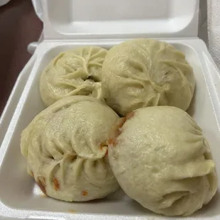 Kimchi and Pork Mandoos