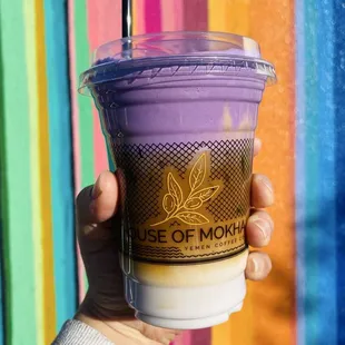 Iced Ube Latte