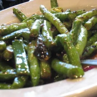 Dry braised string beans