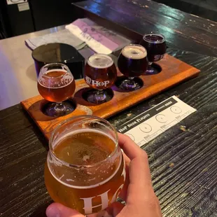 Beers with Wifey before dinner.