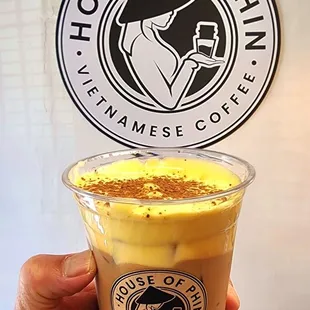 Hanoi egg coffee ($7.25).