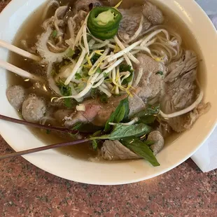 Hubbys favorite. The house pho.