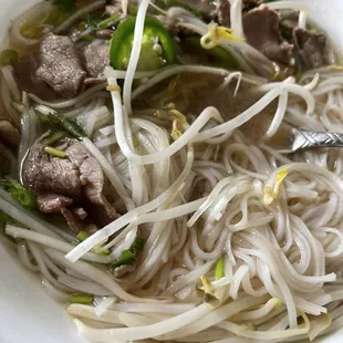 Well done brisket pho