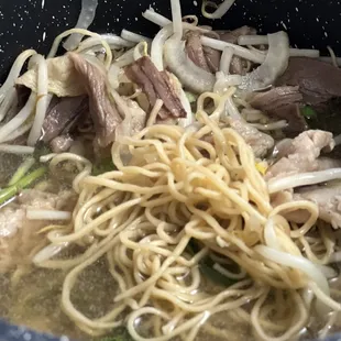 The noodles of my P1. House Special Pho. Is different than the usual pho that I&apos;m expecting.